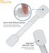 Child Proof Cabinet Locks - 4 Pack Baby Proofing with 3M Adhesives for Refrigerator, Oven, Cupboards