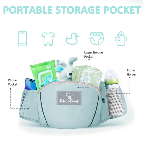 JWPEHOE 6 in1 745 lbs Baby Carrier Newborn to Toddler, Ergonomic M Position Baby Carrier with Hip Seat, Adjustable