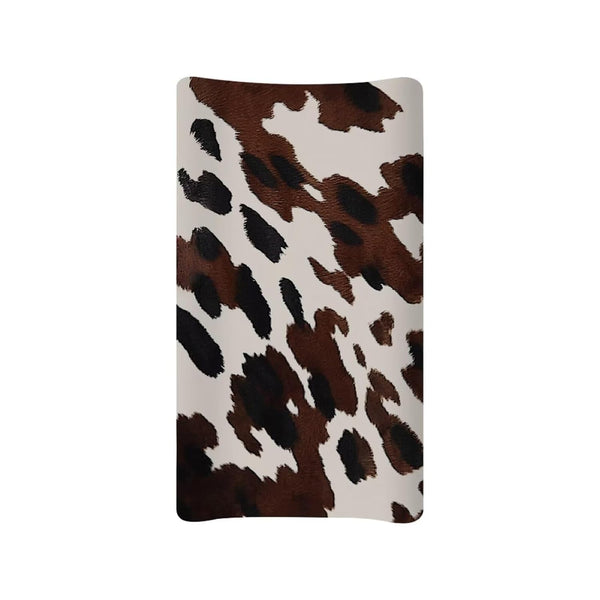 Cow Soft Stretchy Changing Table Cover for Boys Girls, Lightweight Waterproof Nursery Pad Change Cover