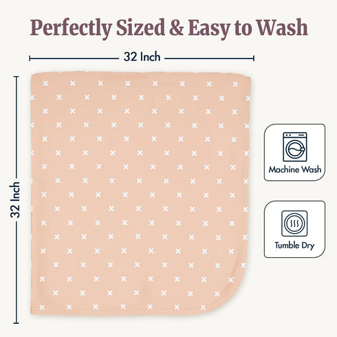 Bazzle Baby Swaddle Blankets for Newborns Soft, Breathable & Stretchy Baby Swaddle Blanket for Boys, Neutral Receiving