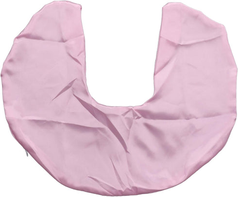 Pink Satin Nursing Pillow Cover - Soft & Washable