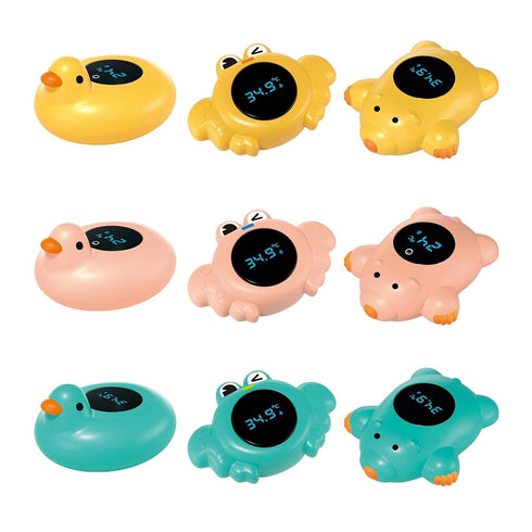 MENGLANSI Smart Bear-Shaped Floating Fast-Reading Accuracy with Color-Changing Alerts for Newborn Bathwater Testing