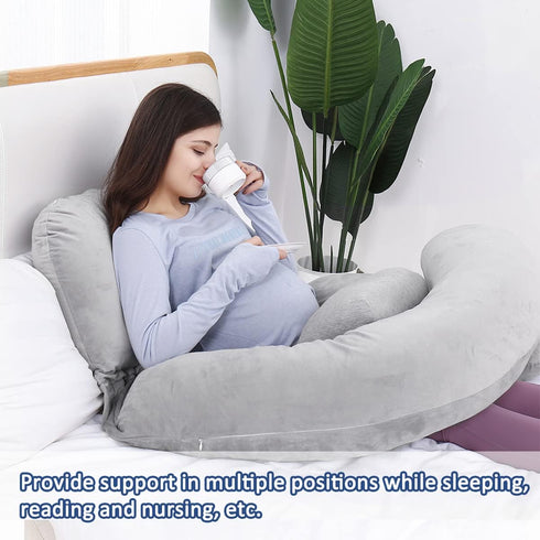 60in AS AWESLINGDetachable Maternity Pillow for Pregnant Women | Pregnancy Pillows for Sleeping | Extra Large Full Body
