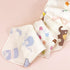 Qsvbeeqj 10Pcs 20x20cm Set Baby Washcloths Cute Cartoon Print Double Layer Gauze Infant Face Towel Reusable Absorbent