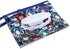 Tustao Blue Wet Wipe Dispenser,Portable Refillable Wipe Holder,Reusable Lightweight Wipes Container Case Travel Wet