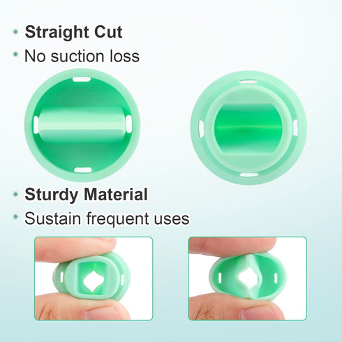 Generic 6PCS Duckbill Valves Compatible with Elvie Stride Pump, Food Grade Silicone Valves Replacement Parts, Not