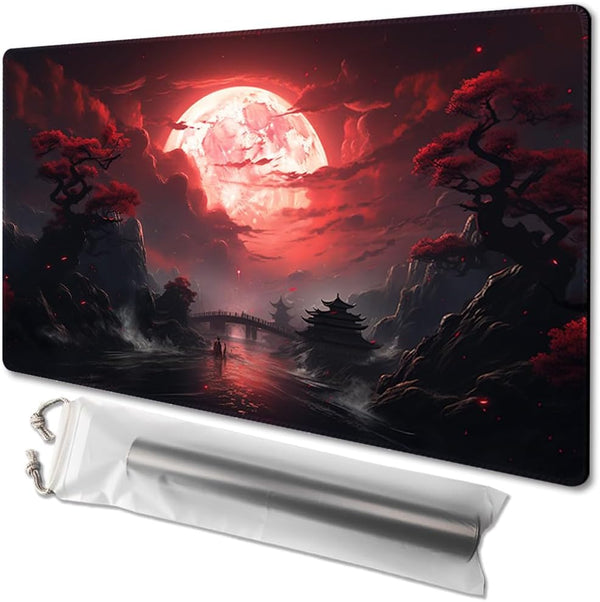 MTG Playmat Size 24x14in with Free Storage Bags, Non-Slip Backing, Ideal for Card Game Enthusiasts TCG Playmat