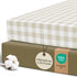 Pobibaby 2 Pack Crib Sheets for Boys, Premium Fitted Baby Boy Crib