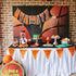 1st WAOUH Basketball Highchair Banner - High Chair Banner for Birthday, Cake Smash Photo Prop, Fabric Rag Garland