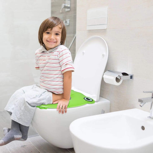 PandaEar Toilet Seat Cover | Folding Travel Toilet Seat for Children and Potty Training | Portable Silicone Toilet Seat