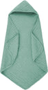 MIGIOL Muslin Hooded Baby Towel, Soft Cotton, Sage Green