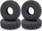 MOHERO 4PCS 1.0" Mud Grappler Rubber Tyre 62 * 22MM for Axial SCX24 90081 AXI00001 002 004 005 006 RC Crawler Car (B