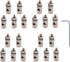 20 PCS Dia 1.3mm Adjustable RC Airplane Pushrod Connector Linkage Stopper for Model Aircraft Replacement Parts