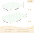 miaozhen 1 Pack 52x28 Cotton Crib Sheets for Baby Boys Girls Soft Stretchy Cute Duck Duckling Grassland Blue Stripe