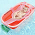 HKSICHENGKEJI Baby Bath Seat Mat Infant Bathing Support Mat with Five Safety Support
