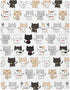 Cozy 28x52 Kigai Cute Cats Crib Sheet for Boys and Girls Jersey Knit Fitted Crib Sheet Soft Breathable Baby Crib Sheet