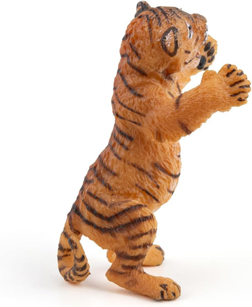 Papo Hand-Painted Standing Tiger Cub Figurine - Wild Animal Kingdom Collectible for Children