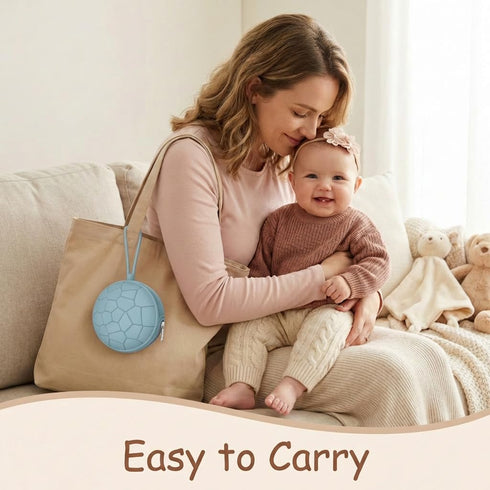 Smlpuame 4 Pack Set,2 2 Pacifier Holder Case Silicone Portable Pacifier Cover Pouch Bag for Diaper Bag Baby Carriage