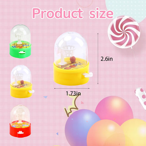 NEEW 12 Pack Mini Finger Basketball Shooting Game, Party Favors and Classroom Rewards for Kids