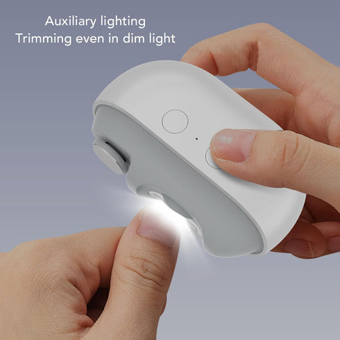 Trimmer 2 TOPINCN Electric Baby Nail Clippers with Polishing ABS Plastic Electric Nail Speed Fingernail Cutter