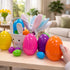 6 Inch 6 6" 4.25" GiftExpress Easter Eggs - Piece Extra Large x Assorted Color Fillable Plastic Eggs - Adult & Kid