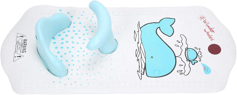 Set, Versatile Baby Bath Seatst and Cushion Non Slip Mat for Secure Infant Play and Dining