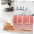 Cabilock Bottle Storage Box Drying Rack Food-Grade Material Organizer for Bottles Pacifiers and Accessories Compact
