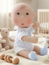 7 Inch 5 3+ Cute Potato Baby Doll, Mini Baby Doll with Movable Joints, Thumb-Sucking Pose, Full Vinyl Doll Gift