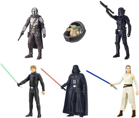 Star Wars Darth Action Figure Set of 6, 6 Inch (15.2cm) for Kids 4+