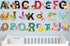 DEKOSH Animal Alphabet Kids Wall Decals - Peel & Stick Educational Stickers for Playroom Classroom