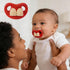0-6-18 YAPROMO Funny Pacifiers for Babies,Mustache Pacifier Months,Halloween Pacifiers for Toddlers, Funny Teeth