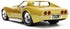 1:24 1969 ZL-1 Jada Toys Big Time Muscle Chevy Corvette Stingray Die-cast Car Gold, Toys for Kids and Adults