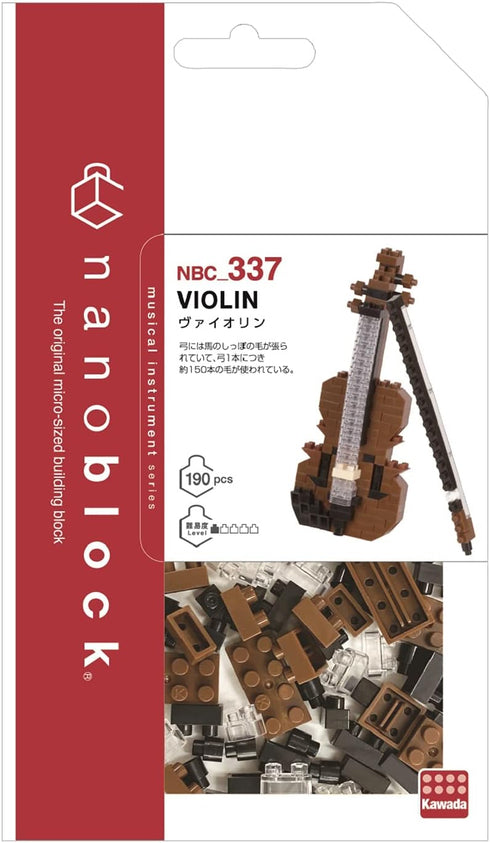 nanoblock - Instruments - Violin, Collection Series Building Kit