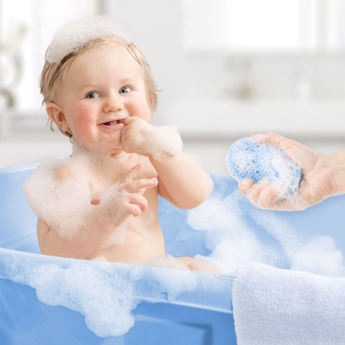 100% (Pack 1, Cellulosic Baby Bath Sponge - Natural, Skin Friendly and Soft Bath Sponge for Infants and Toddlers.