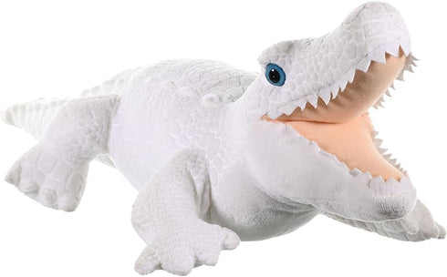 Wild Republic 12" White Alligator Plush - Stuffed Animal Toy, Gifts for Kids, Cuddlekins