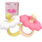 Ginbear Silicone Baby Teether for Girls, BPA Free Food Grade Infant Teething