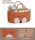 T&T Homewares Diaper Caddy Organizer, Cotton Rope Diaper Caddy Basket, Baby Shower Basket, Nursery Storage Bins