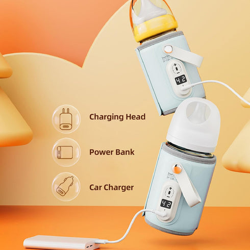 YUEHISY 48H 5 6 Bottle Warmer with Keep Warm Min Fast Heat, Temp Control Digital Display for Breastmilk Formula Food