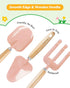 Set Grenebo Kids Gardening Toys, Quality Garden Tool Kit for Kids and Toddlers, Includes Two Shovels, Garden hat,Rake