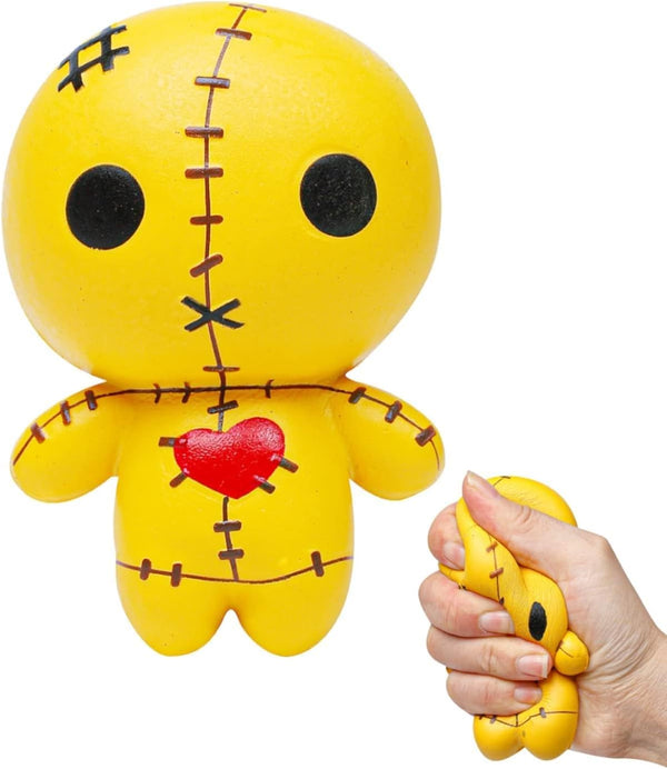 Anboor 4.7 Inches Voodoo Dolls - Squishies Ghost Doll, Halloween Kawaii Soft Stress Relief Toys