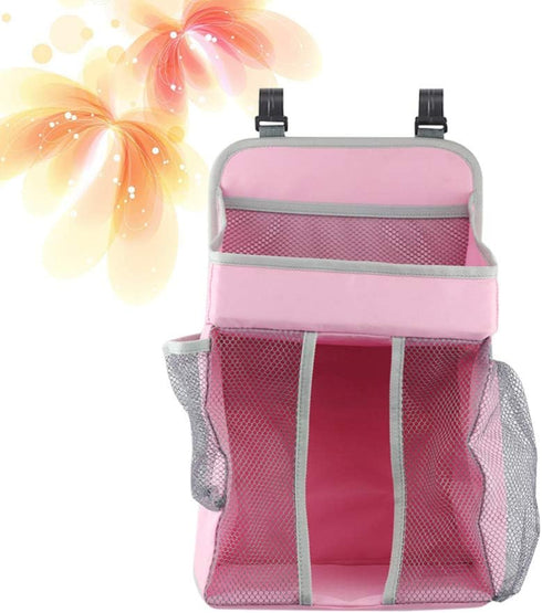 Pink Hanging Diaper Organizer - Nursery Storage Solution