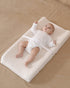 Solid Changing Table Pad Cover Cradle Sheet, Fits 32"/34''x16" Contoured Diaper Changing Pad, Ultra Soft Cozy Minky Dots Plush Changing Table Covers, Breathable Wipeable Removable (Beige)