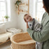 100% Cozy Knit Baby Swaddle Blanket - Luxury Cotton Soft Receiving Swaddle Crib Stroller Blanket for Shower Gift