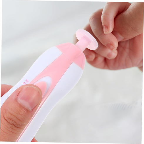 Trimmer Set MERRYHAPY Electric Nail File for Boy Girl Safe Easy Nail Tool Multi-Functional Pink Manicure for Boys Girls