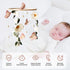 SWECOMZE Floral Baby Mobile Nursery Decor Felt Flowers Butterflies Baby Mobile for Crib Boys Girls Boho Style Neutral