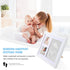 Newborn Handprint and Footprint Keepsake Frame Milestone Photo Frame White Clay Ink Kit Memory Gift for Nursery