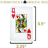 Copag 1546 Design 100% Plastic Playing Cards, Bridge Size Green/Burgundy (Jumbo Index, 1 Set)