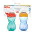 Nuby No-Spill Clik-it Soft Spout 10oz Cup, Leak-Proof & Easy-Grip Design, 2 Pack, 6+M, Neutral Colors