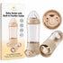 Mother Sucker Baby Baby Bottle with Built in Pacifier Holder, Anti Colic Feeding Bottle, Includes