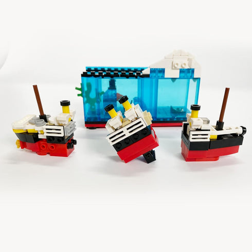 Titanic Sink and Break in Half Toy Building Blocks, Titanic Cruise Ship Model Toy, 247 PCs Kit